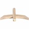 Ekena Millwork Bellingham Smooth Timber Gable Bracket, Douglas Fir, 36"W x 19"H x 3 1/2"D x 3 1/2"F, 13/12 Pitch GBW036X19X0404BEL00SDF - alternate 2